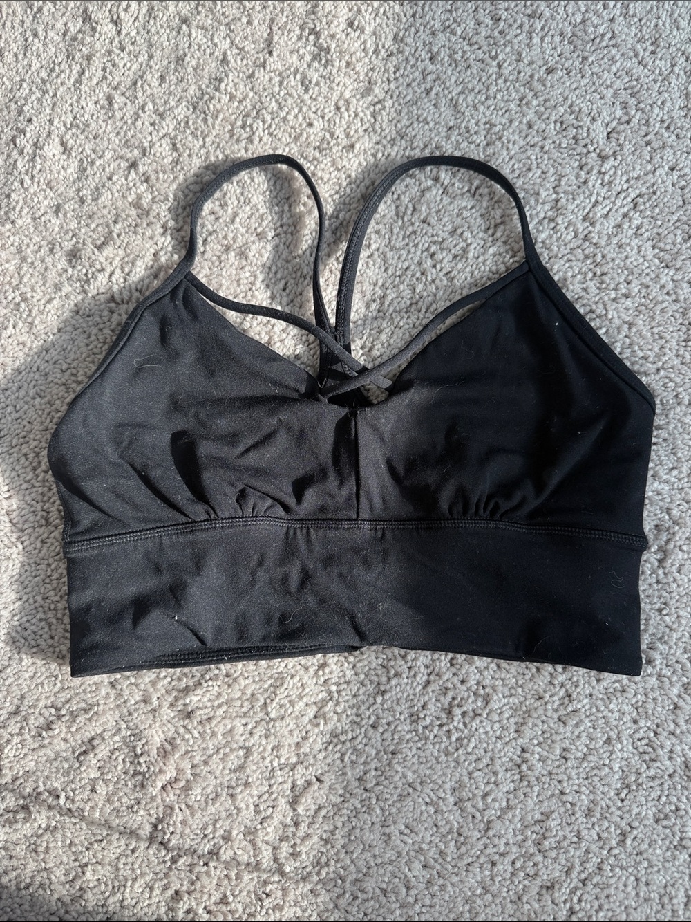 Paragon Fitwear Black Strappy Sports Bralette